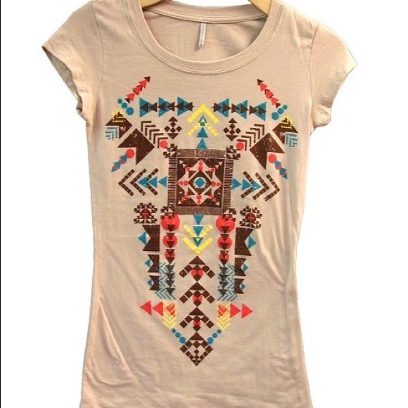 New* Tribal Print Tee* by Tresics