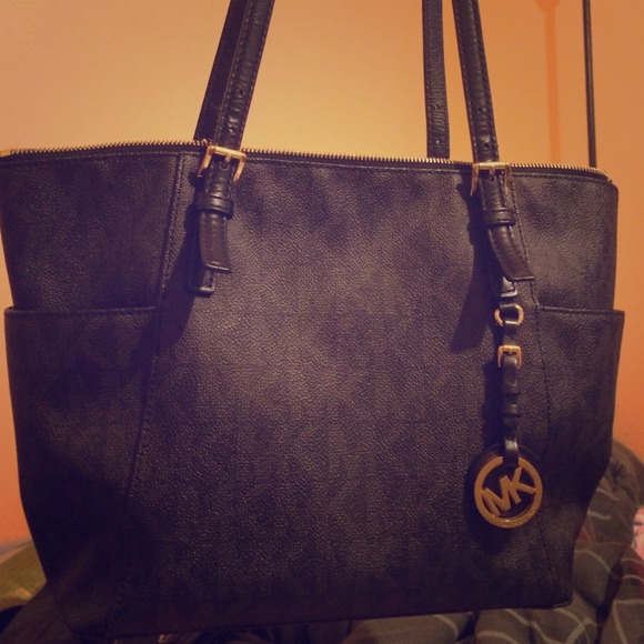 💯 MK PURSE   BLACK