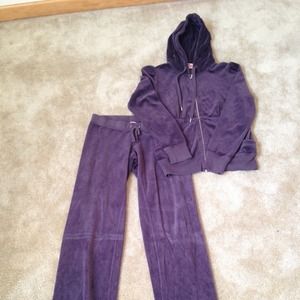 Juicy couture velour track suit