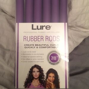 Professional rubber hair rollers