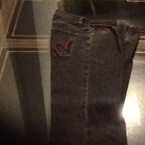 Charcoal stretch jeans