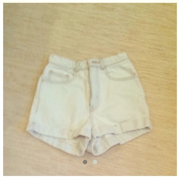 American Apparel High-waist cuff shorts