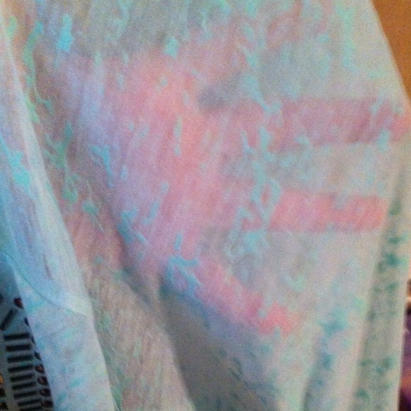 🔴BUNDLED🔴 💙✨Mint Embellished Burnout Top - Picture 4 of 4