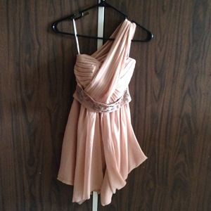 !! SALE !! Nude Prom Dress