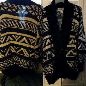 Vintage Aztec Oversized Sweater