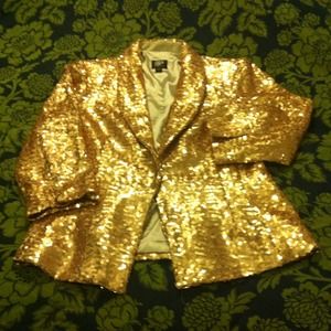 ❌RESERVED❌NY&Co Gold Sequin Blazer