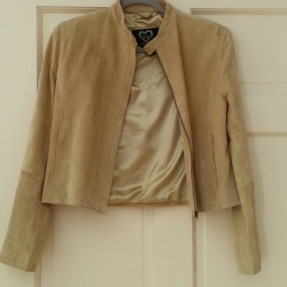 Suede Moto Jacket