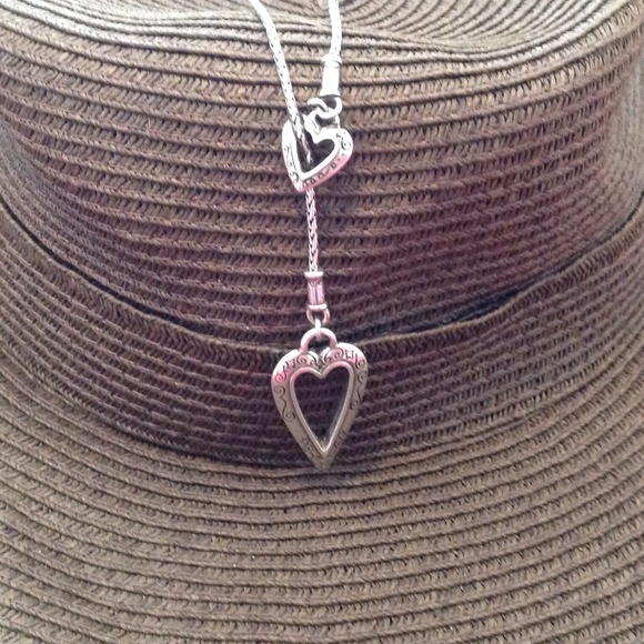 Brighton loop heart necklace 18in