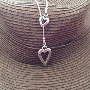 Brighton loop heart necklace 18in