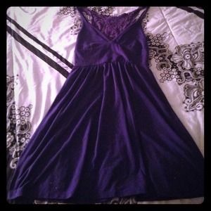 Deep purple dress 😍