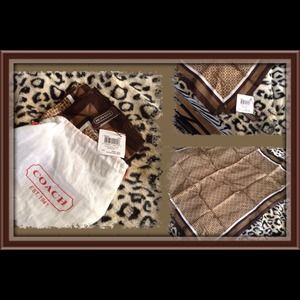 Coach Square Scarf