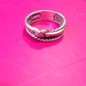 Bundle David Yurman X crossover ring and bracelet