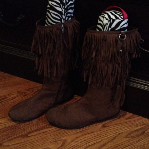 🌸Fringe boots