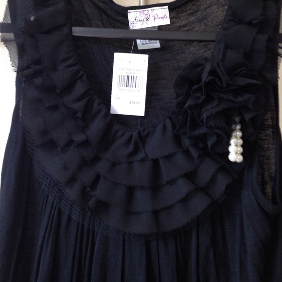 Ruffle Neck Tank