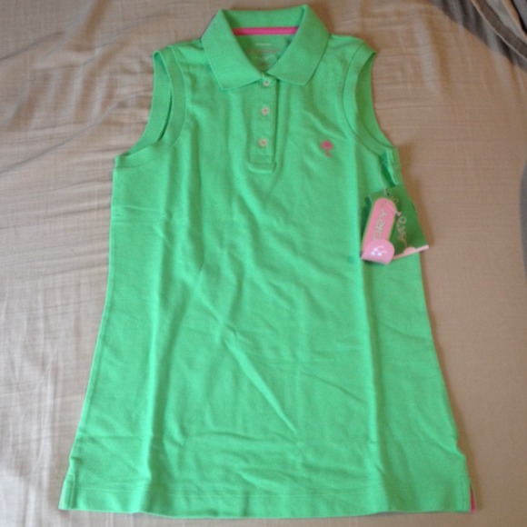 Lilly Pulitzer sleeveless polo Transdry xs NWT