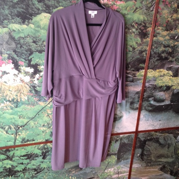 🌟gray rouching dress💫