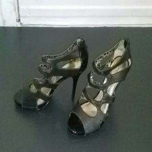 Peeptoe Bootie Sandals