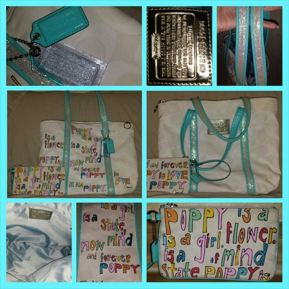 NWOT Authentic Coach Limited Edition Poppy " IS "