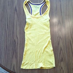 Yellow tank top