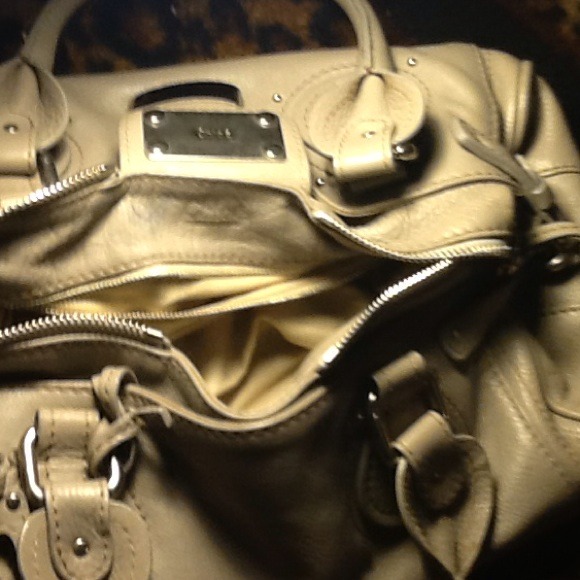 Soft Clay Grey Chloe Paddington Leather Purse - Picture 3 of 4