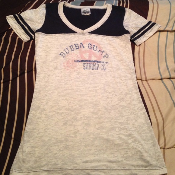 Bubba Gump v neck shirt