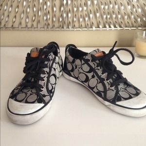 Black coach Barrett sneakers