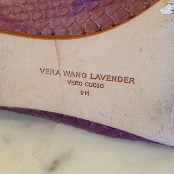 ❌REDUCED❌ Vera Wang, lavender leather beaded flats - Picture 4 of 4