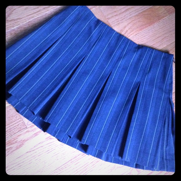 Express Design Studio Pleated Mini Skirt