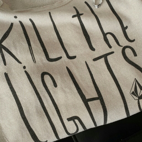 Reserved volcom "kill the lights" sweatshirt!