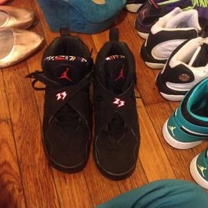 Jordan 8s Black/Blue/White/Red