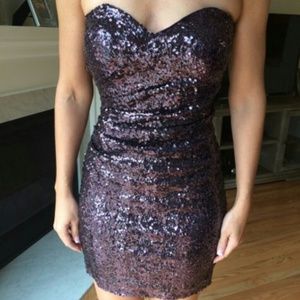 Faviana - Style # 7206 Purple Dress