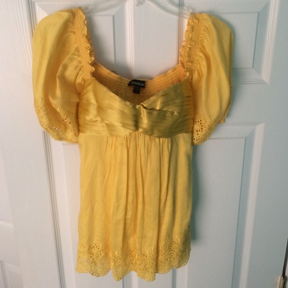 Yellow blouse