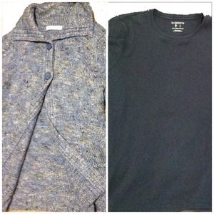 Liz Claiborne petite sweater cardigan shirt