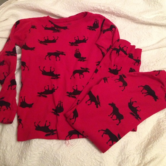 Hayley boys moose pjs