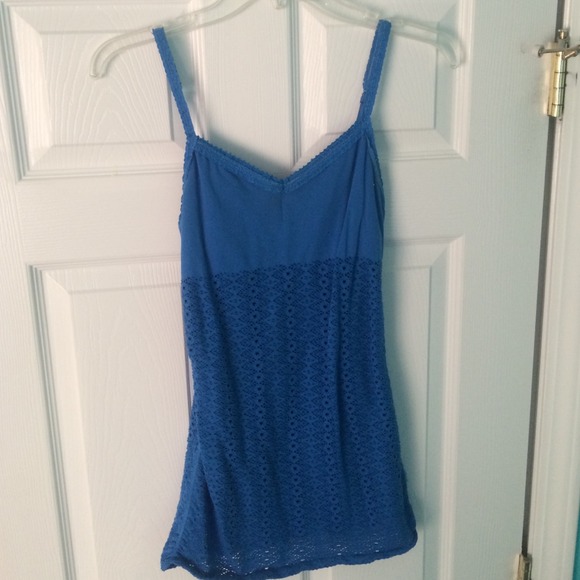 Blue tank top
