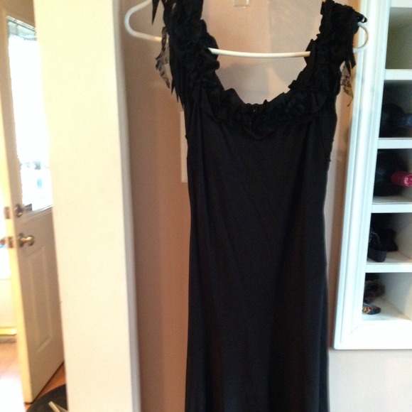 Bcbg dress, 3/4 asymmetrical bottom