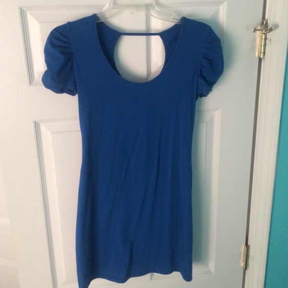 Cobalt blue dress