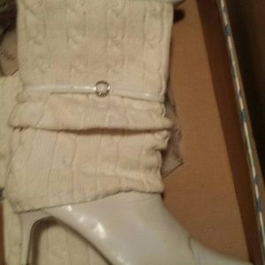 Off White leg warmer boots