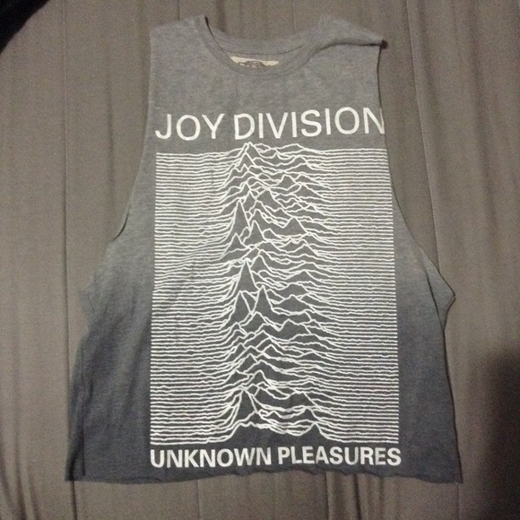 Joy Division Muscle Tank in Gradient Heather Grey