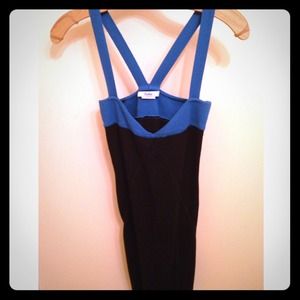 Marciano color block spandex dress!