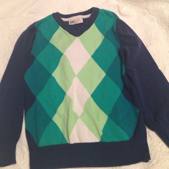 Boys argyle sweater