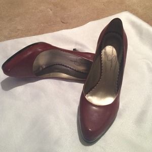 Jessica Simpson red heels
