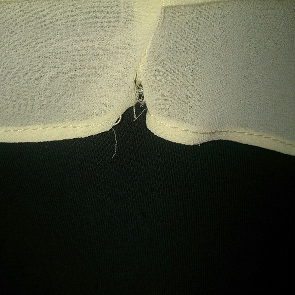 DONATED Yellow collared top - Picture 2 of 2