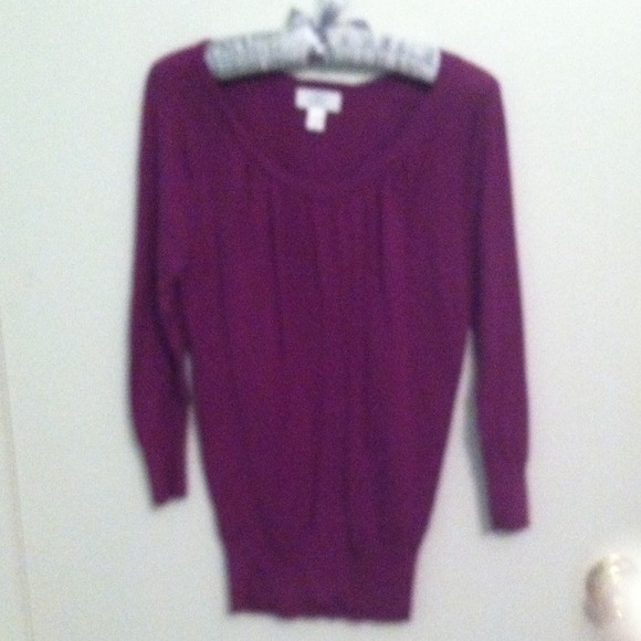 Purple sweater
