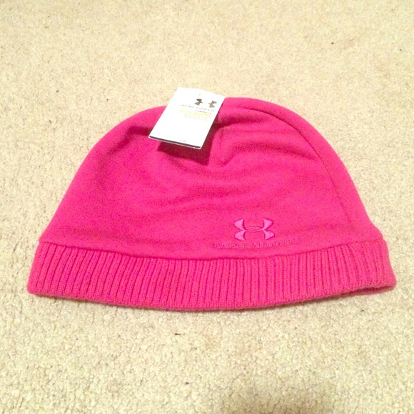 Under Armor Storm Pink Running Beanie