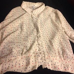 Forever 21 Polka dot blouse