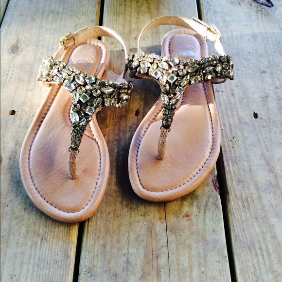 Nurture Opal Jeweled Sandals
