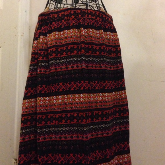 Tribal Print Maxi Skirt - Picture 3 of 3