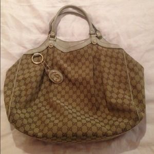Gucci Sukey Original GG Canvas Tote
