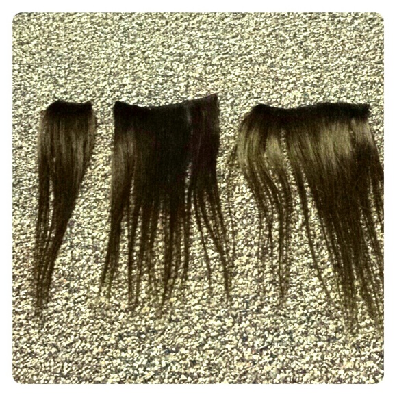 Brown hair extensions